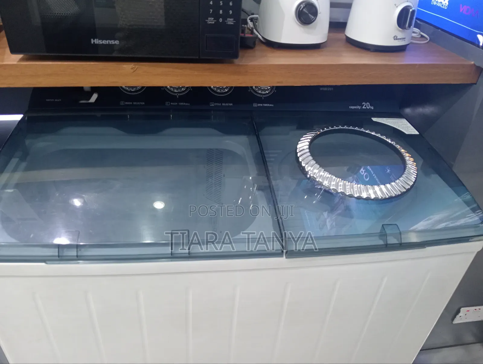 Hisense 8.5 Semi Automatic Washing Machine Twin Tub