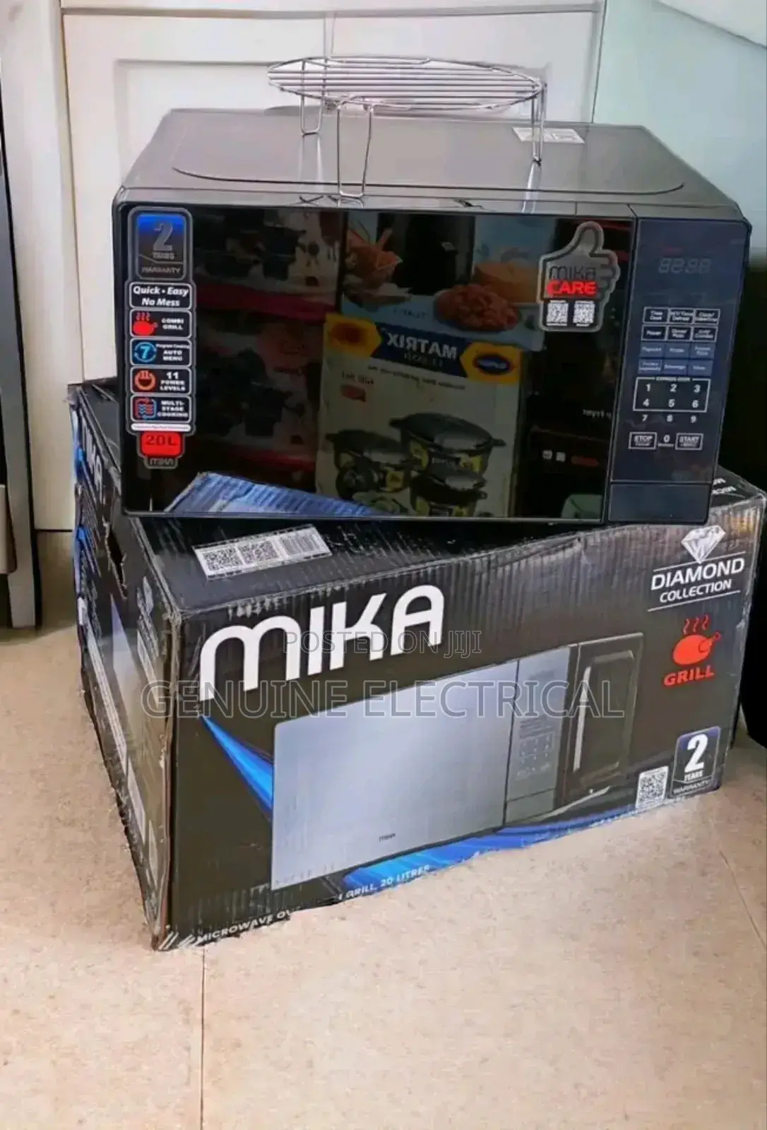 Mika Microwave Oven With Grill Mmwdgpb2074mr