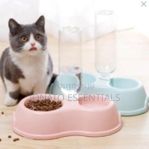 Pet Feeder Bowl With Water Bottle - thumbnail 2