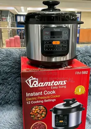 Time-Saving 6l Ramtons Pressure Cooker – Ideal for a Kitchen