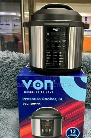 Von 6l Pressure Cooker: Enhance Your Kitchen Efficiency