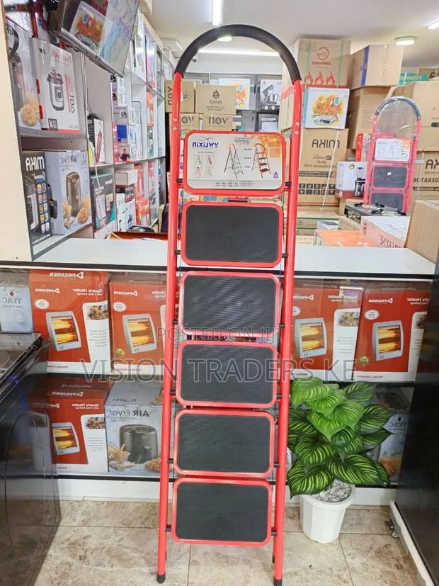 Dr.Ladder Step Aluminium Foldable 6 Step Ladder - main view