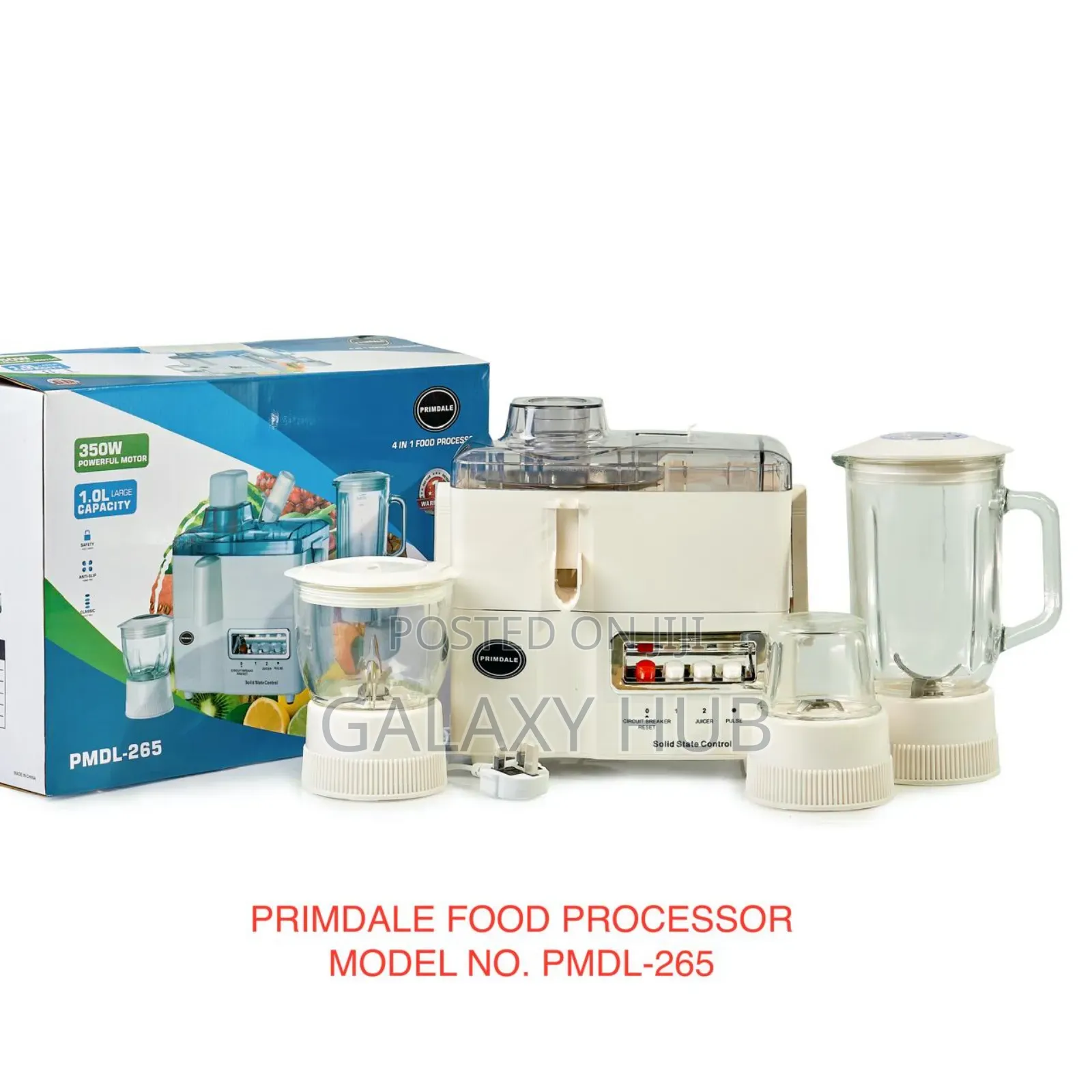Primdale 4 in 1 Juicer -Blender-Grinder