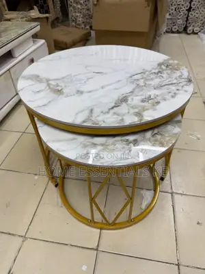 Modern Luxury 2in1 Marble Nesting Tables.
Gold