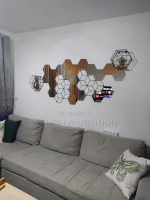 Ready to Stick Hexagon Acrylic Mirrors
