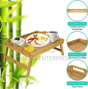 Foldable Bamboo Tray