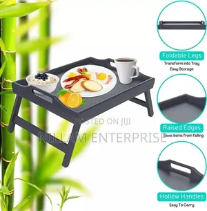 Foldable Bamboo Tray
