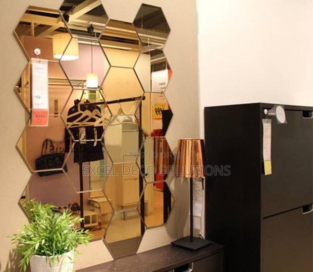 Wall Glow Up Hexagon Acrylic Mirrors