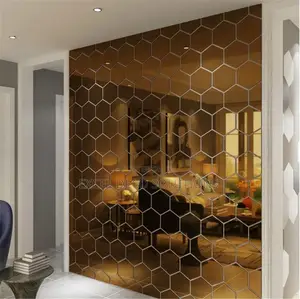 Hexagon Decor Mirrors-Small Mirrors Big Style Move