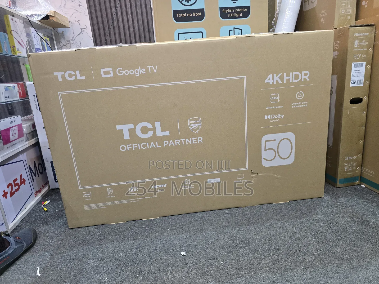 Tcl 50′′ V6c (New 2025) Hdr Google Tv – 50v6c