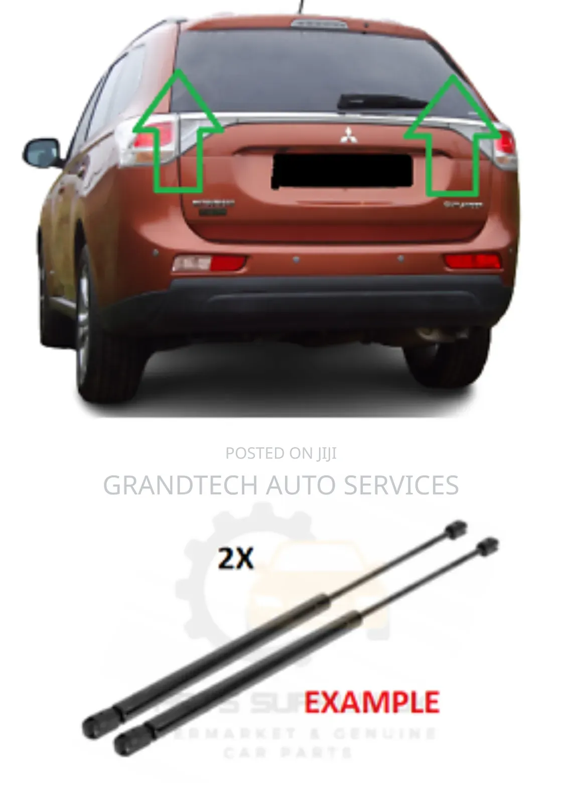 Outlander 2012-2015 Boot Shocks/Struts.
