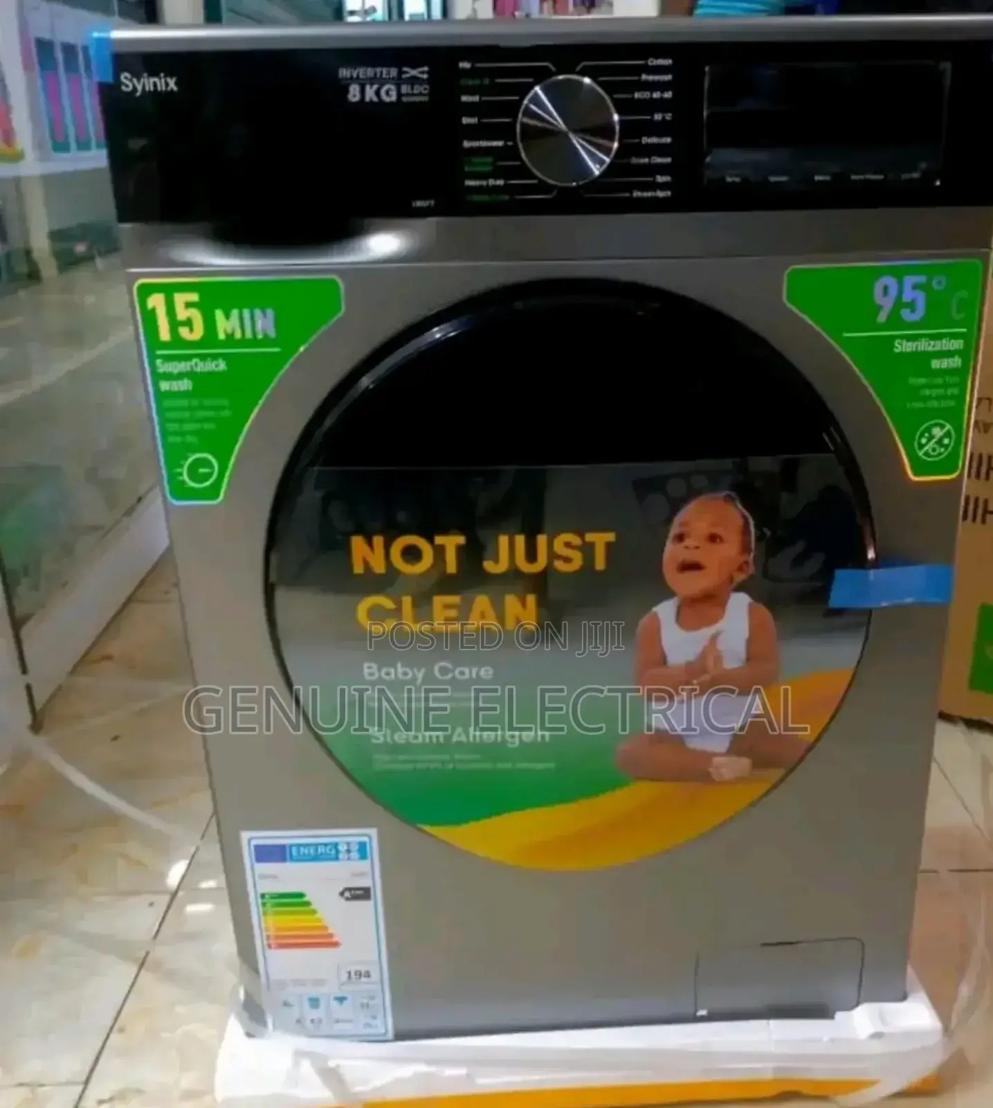 Synix 8kg Front Load Fully Automatic Washing Machine