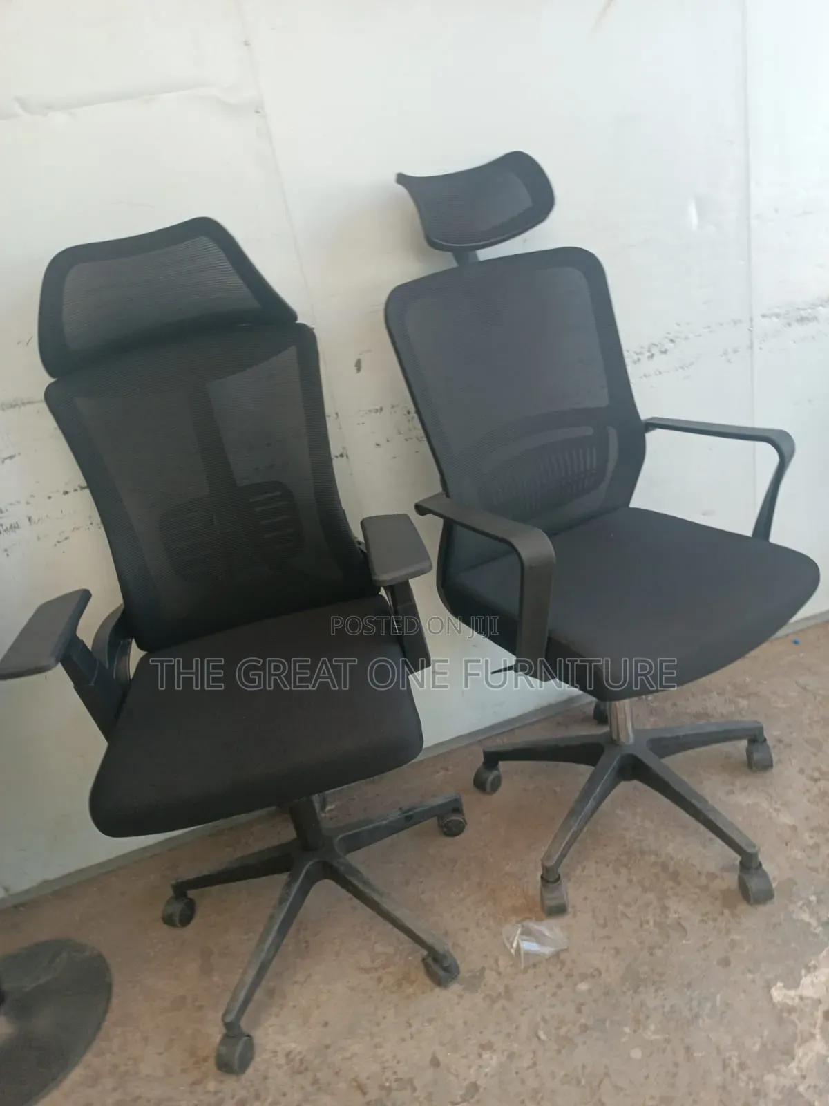 Ergonomic High Back Office Chair in Black Qw9hg