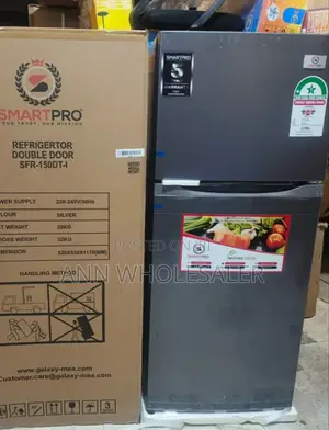 With Warranty 121;/ Smart Pro Double Door Fridge F/6
