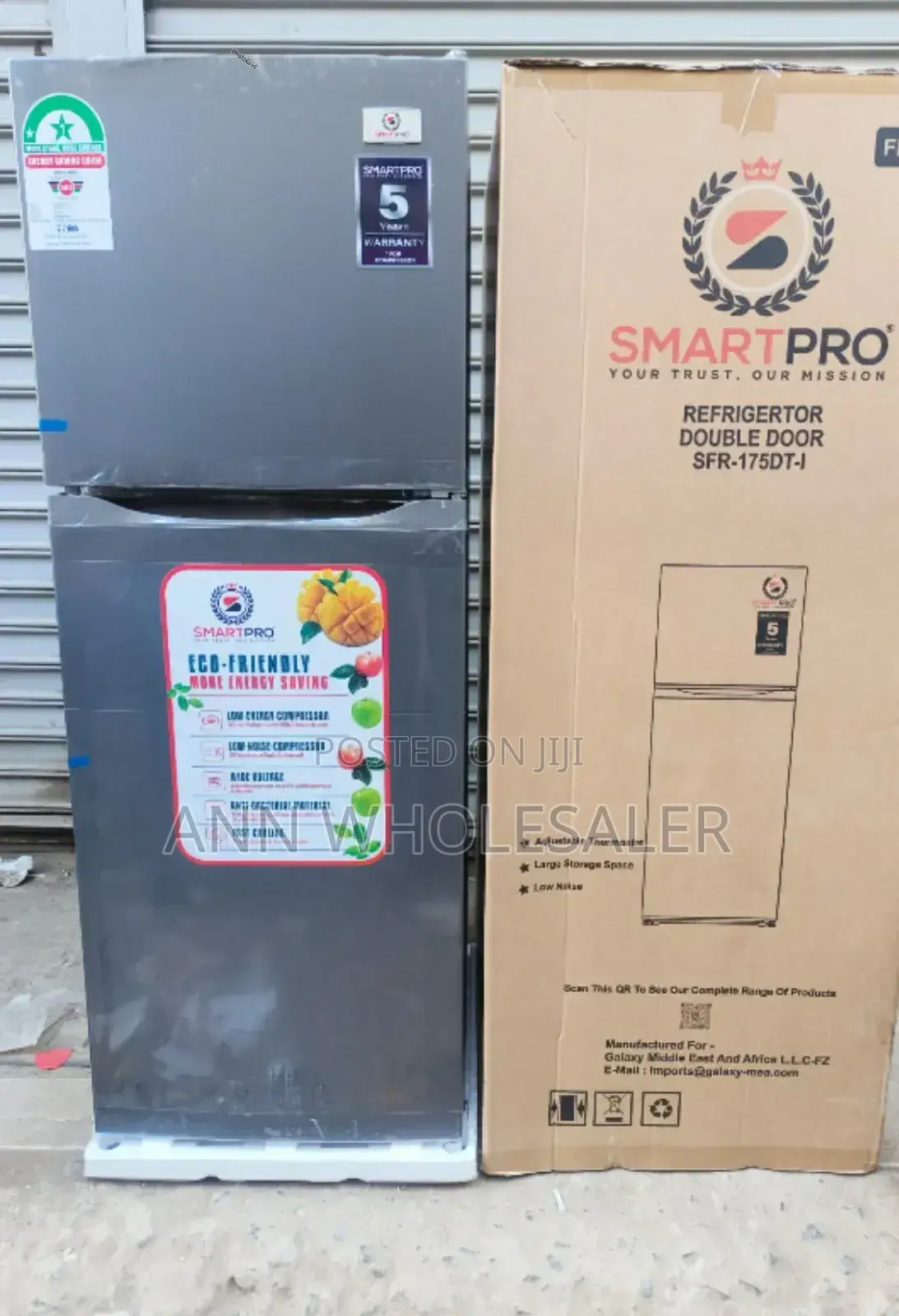 Silver 138 Litres Smartpro Fridge/ Double Door D/7
