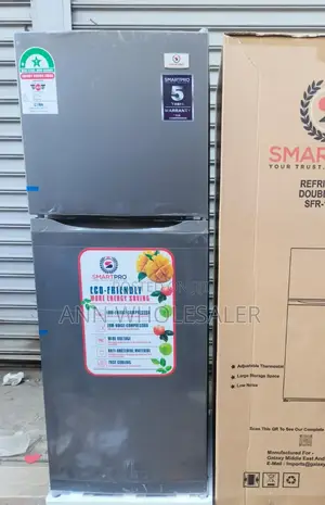 New Arrival Smart Pro SFR-175-Dt-I Double Door Fridge 138l -