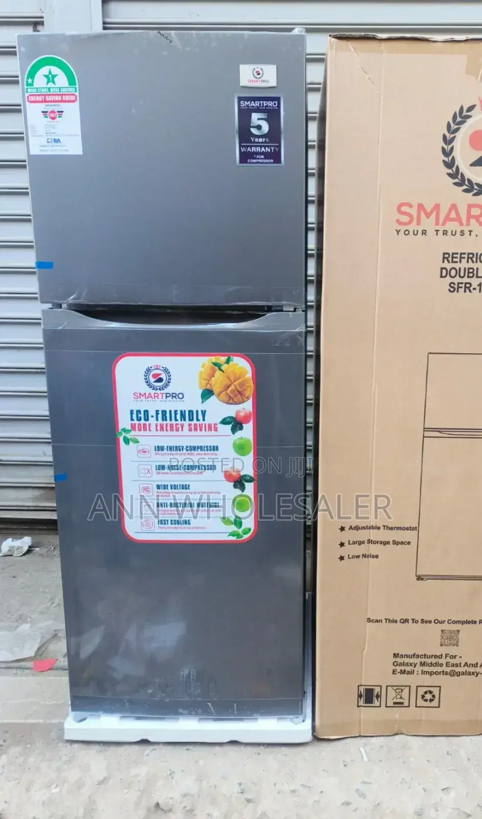Smartpro Double Door Fridge 138 L Fh/7