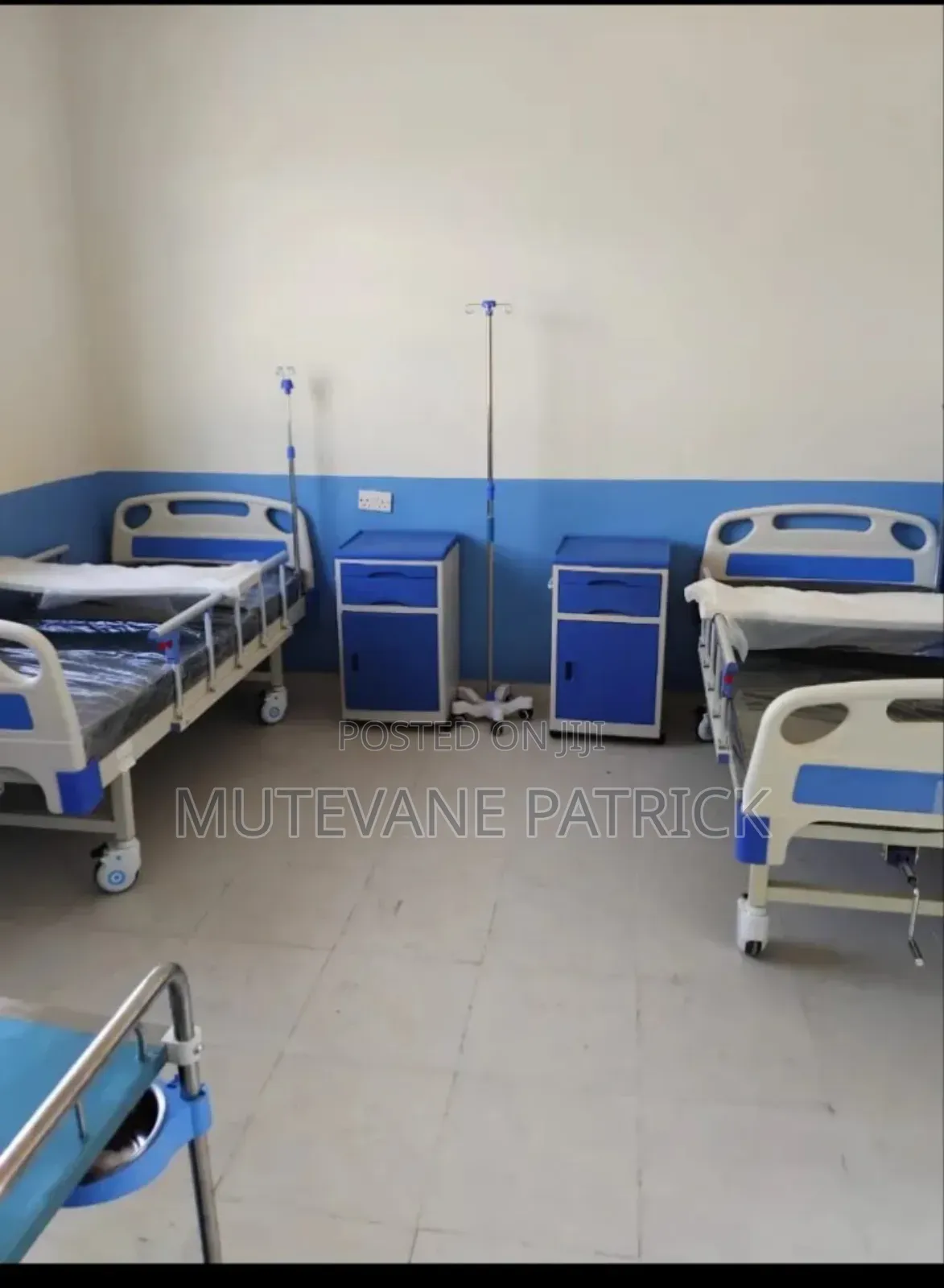 Single Crank Bed With Mattress