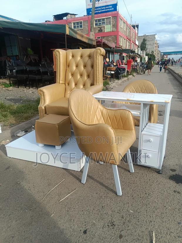 White and Gold Pedicure and Manicure Set - main view