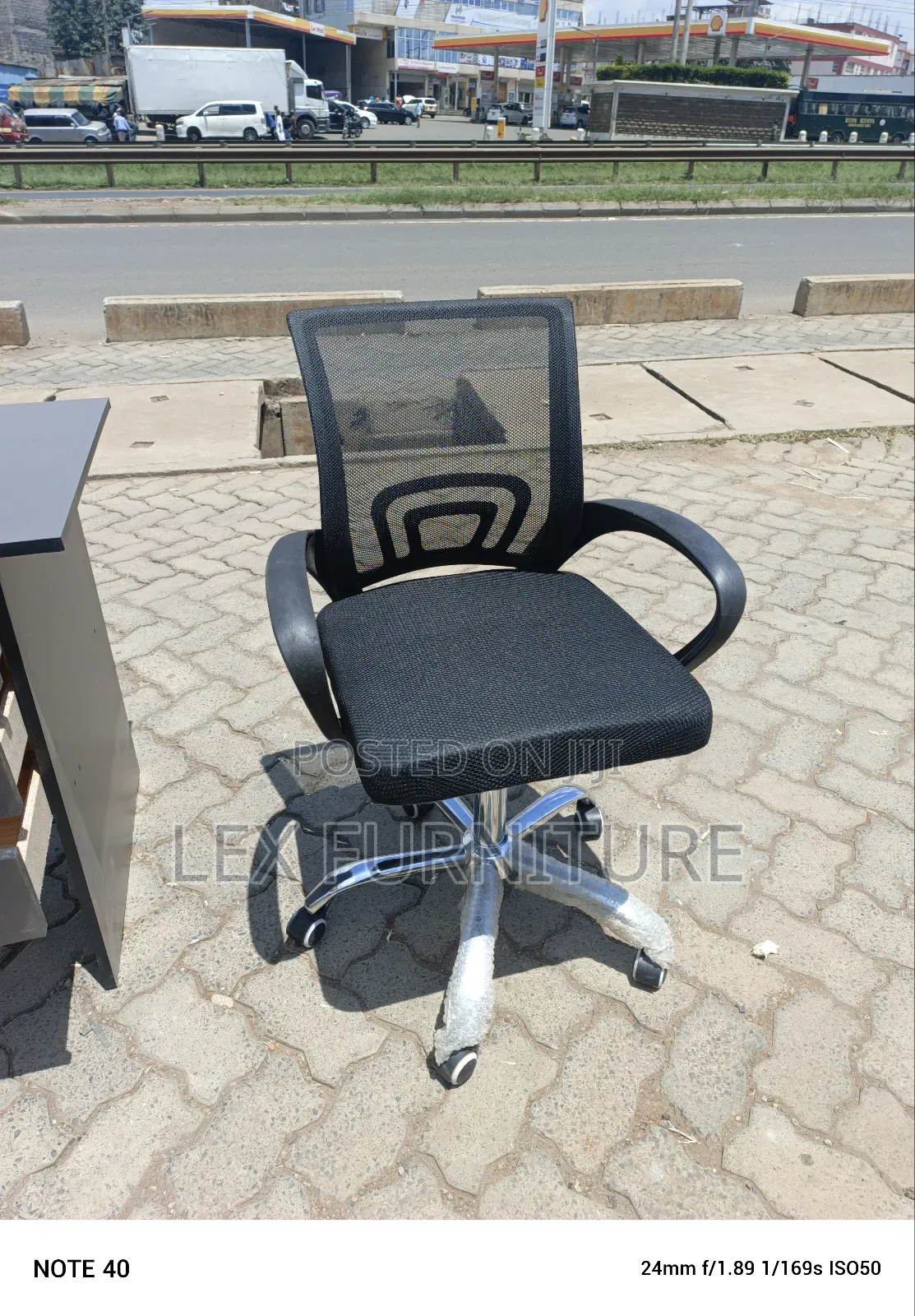 Secretary Office Chair With Adjustable Height