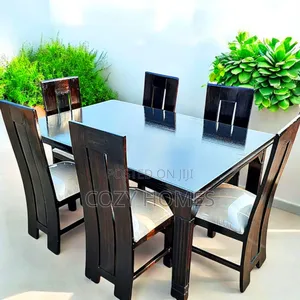 Dining Table, a Trusty Hardwood Dining Table, 6 Seater