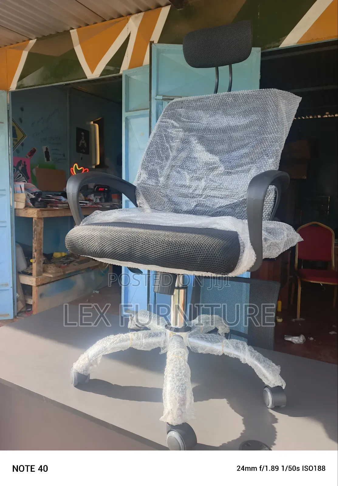 Secretarial Headrest Office Chair