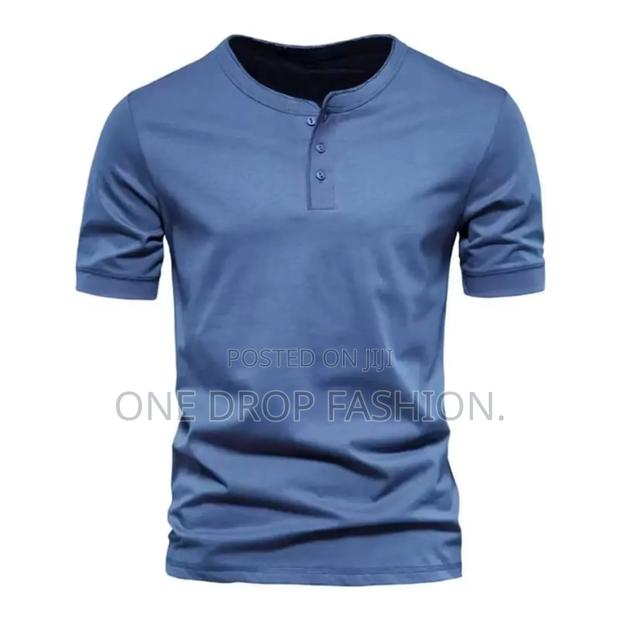 Men Cotton Casual Polo Shirt - main view
