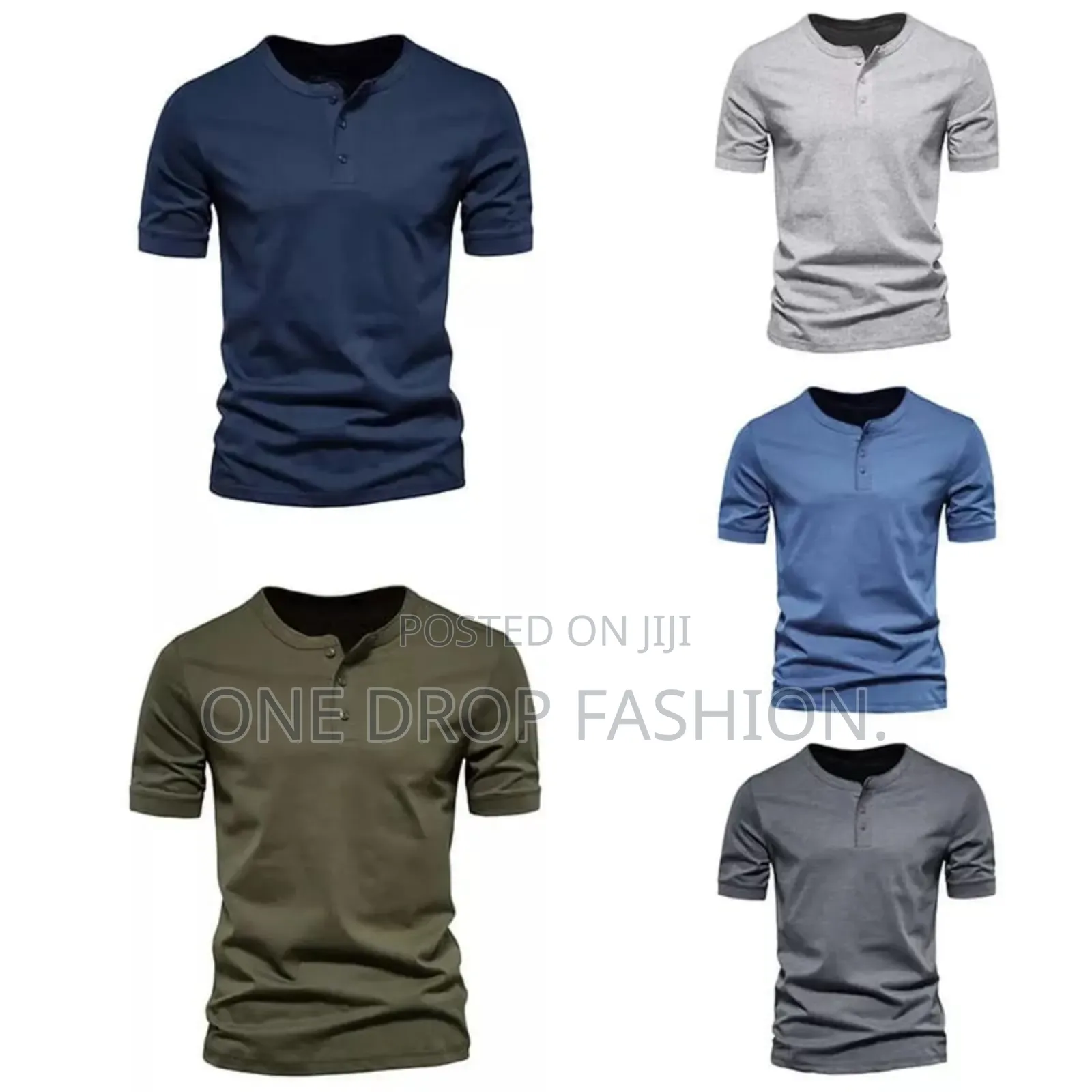 Men Cotton Casual Polo Shirt