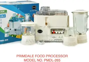 Primdale 4 in 1 Juicer -Blender-Grinder and Food Processor