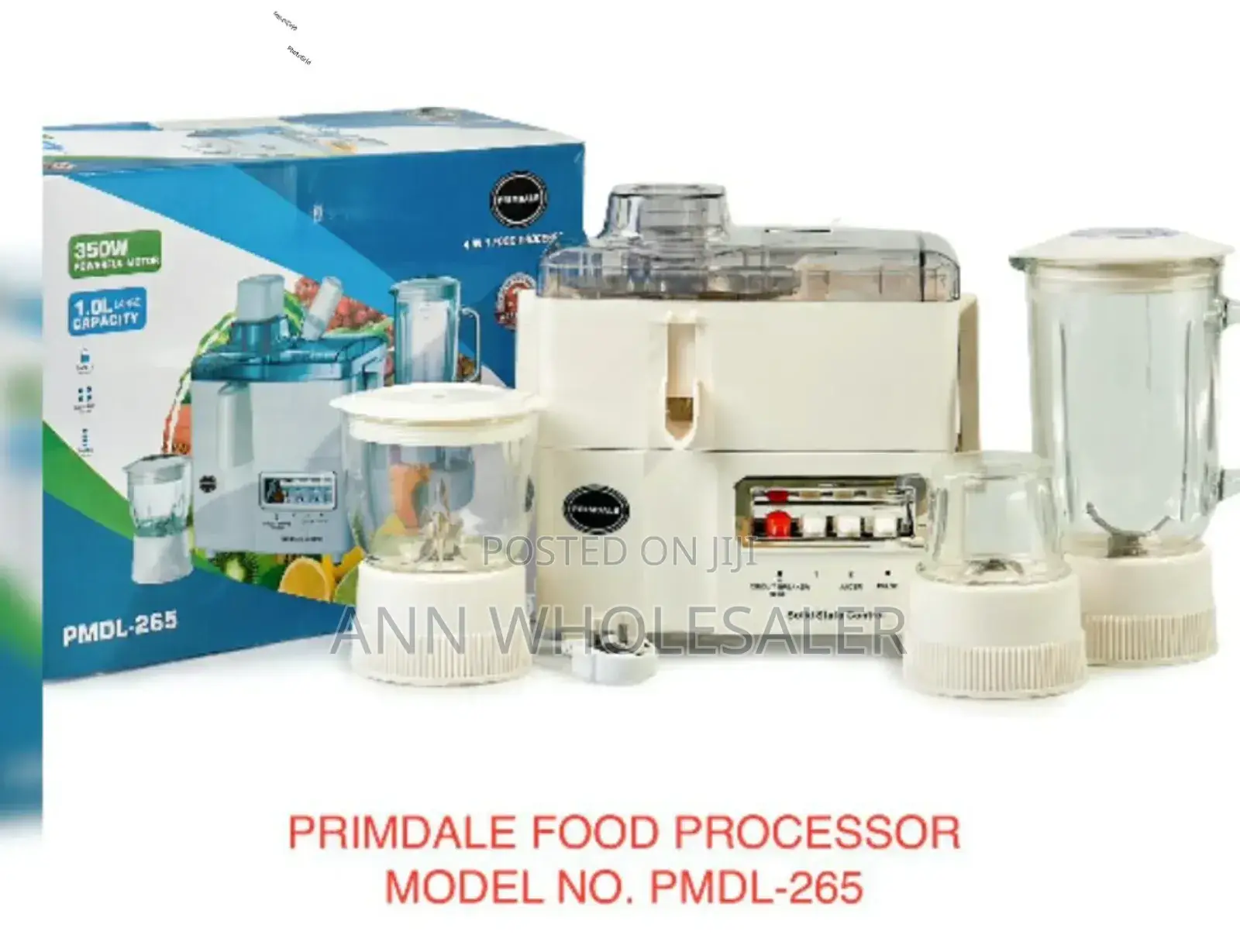New Arrival Primdale 4 in 1 Juicer -Blender Food Processor