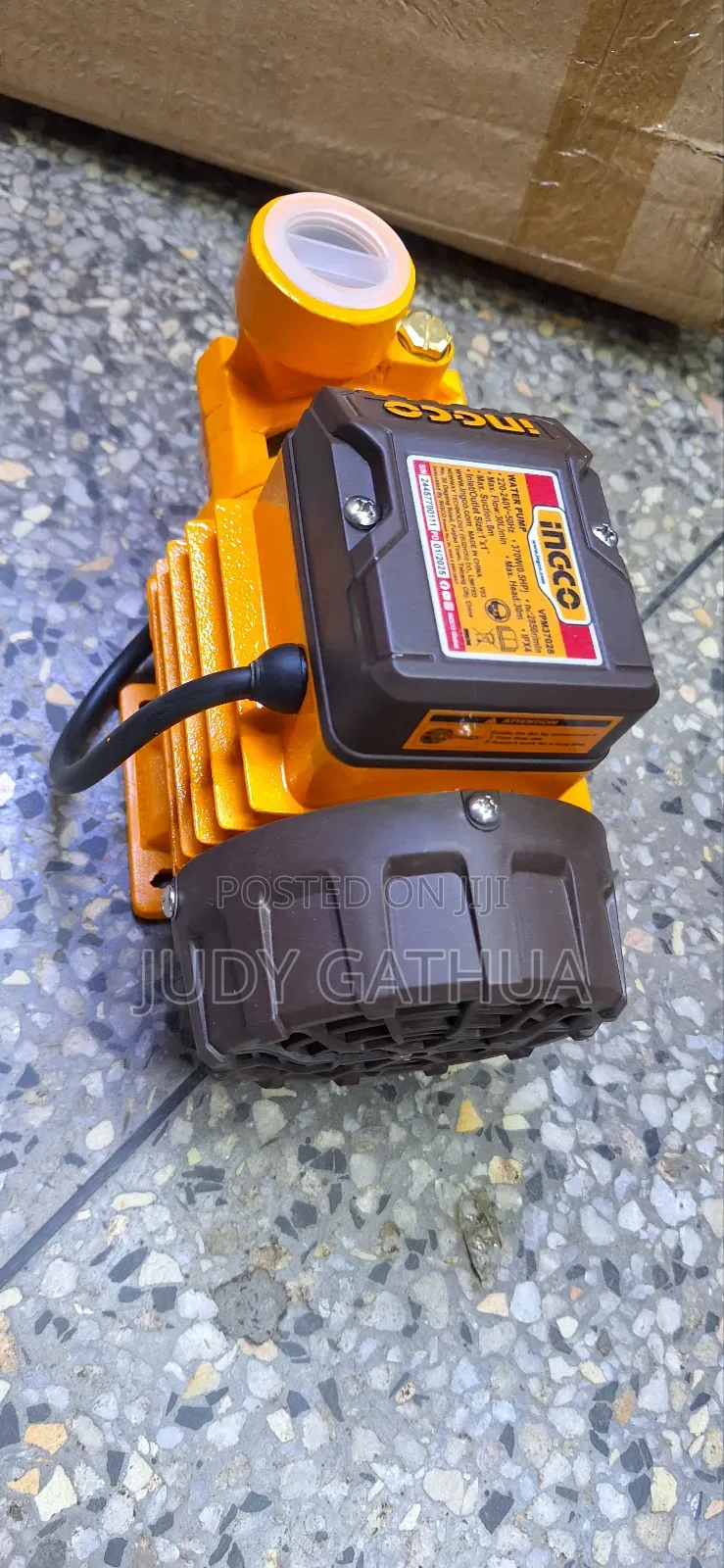 Booster Pump 0.5hp Ingco