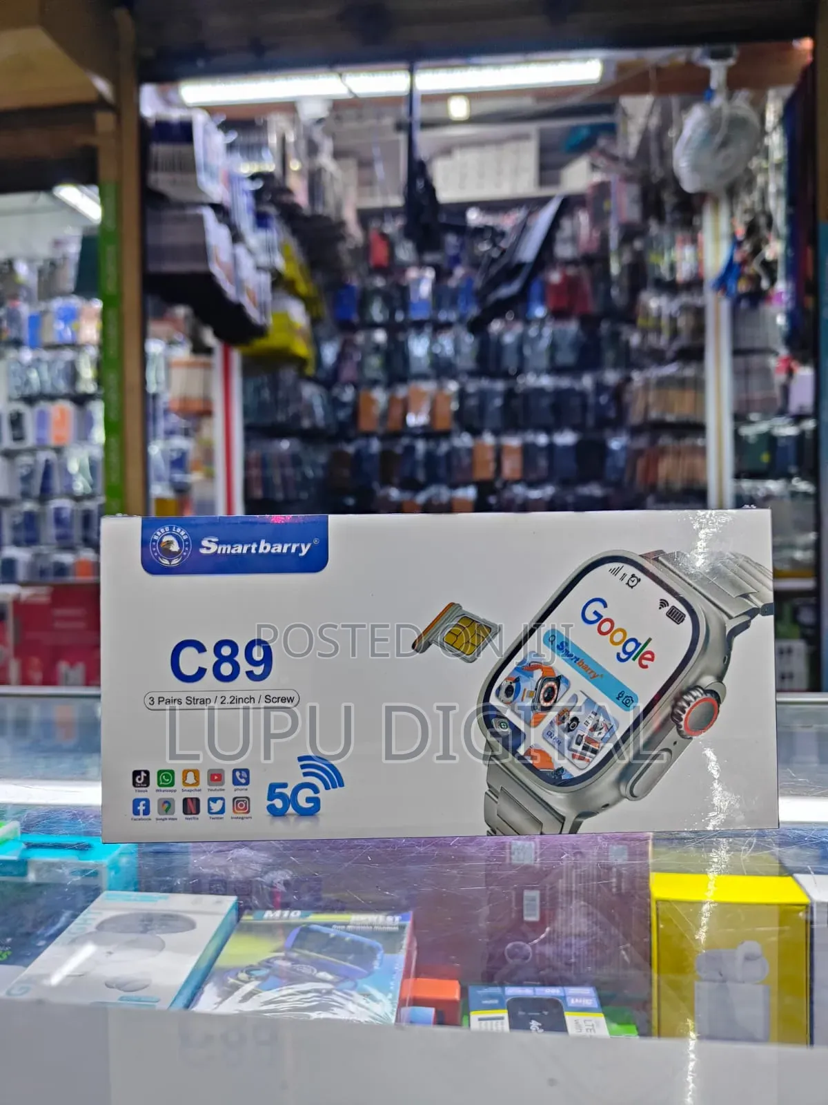 Connects to Wifi and Can Install Apps
C89 Smartwatch