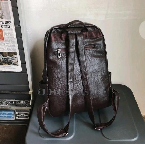 Leather Back Pack - thumbnail 3