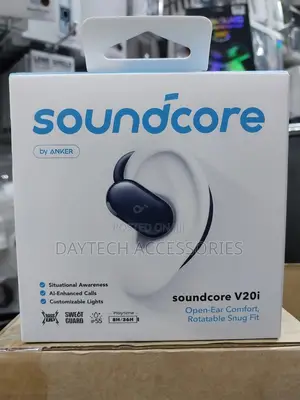 Anker Soundcore V20i Open Ear Comfort Earbuds Black