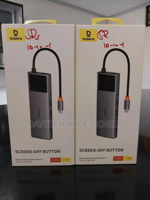 Baseus 10 In1 Metal Gleam Ii Series Hub Usb-C Hub Adapter