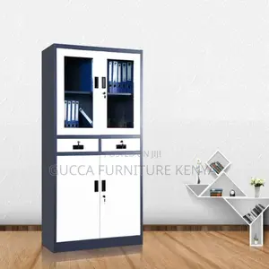 Office Cabinet:2-Door Filling Cabinet With Dual Drawers
