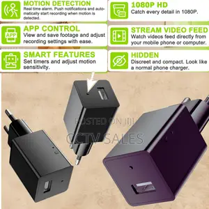 Hidden Spy Camera Wide Angle 1080p