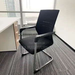 Office Chairs:Mid Solid Mesh Back Office Meeting Room Chair
