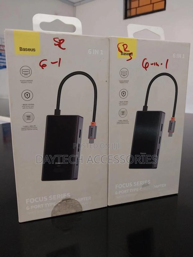 Baseus Wkyy030213 6 in 1 Usb-C / Type-C to Usb3.0x3+Hdmi+Pd