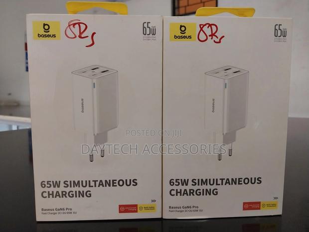Charger Baseus Gan6 Pro Fast Charger 2xusb-C + 2xusb 65w