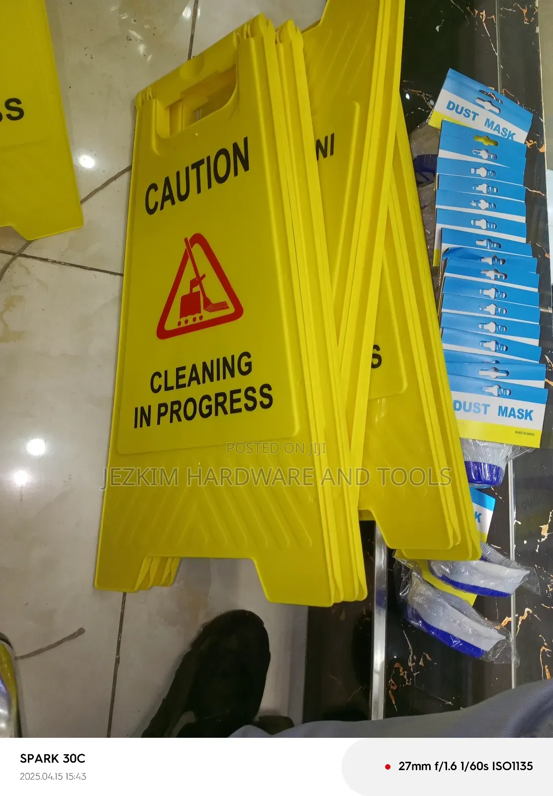 Cleaning In Progress Signage