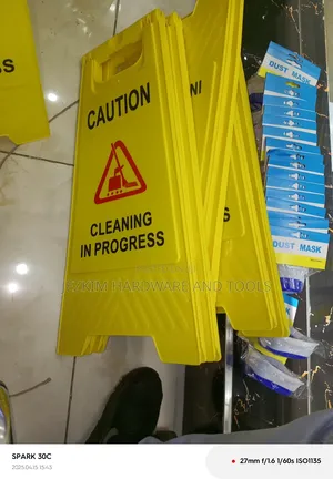 Cleaning In Progress Signage