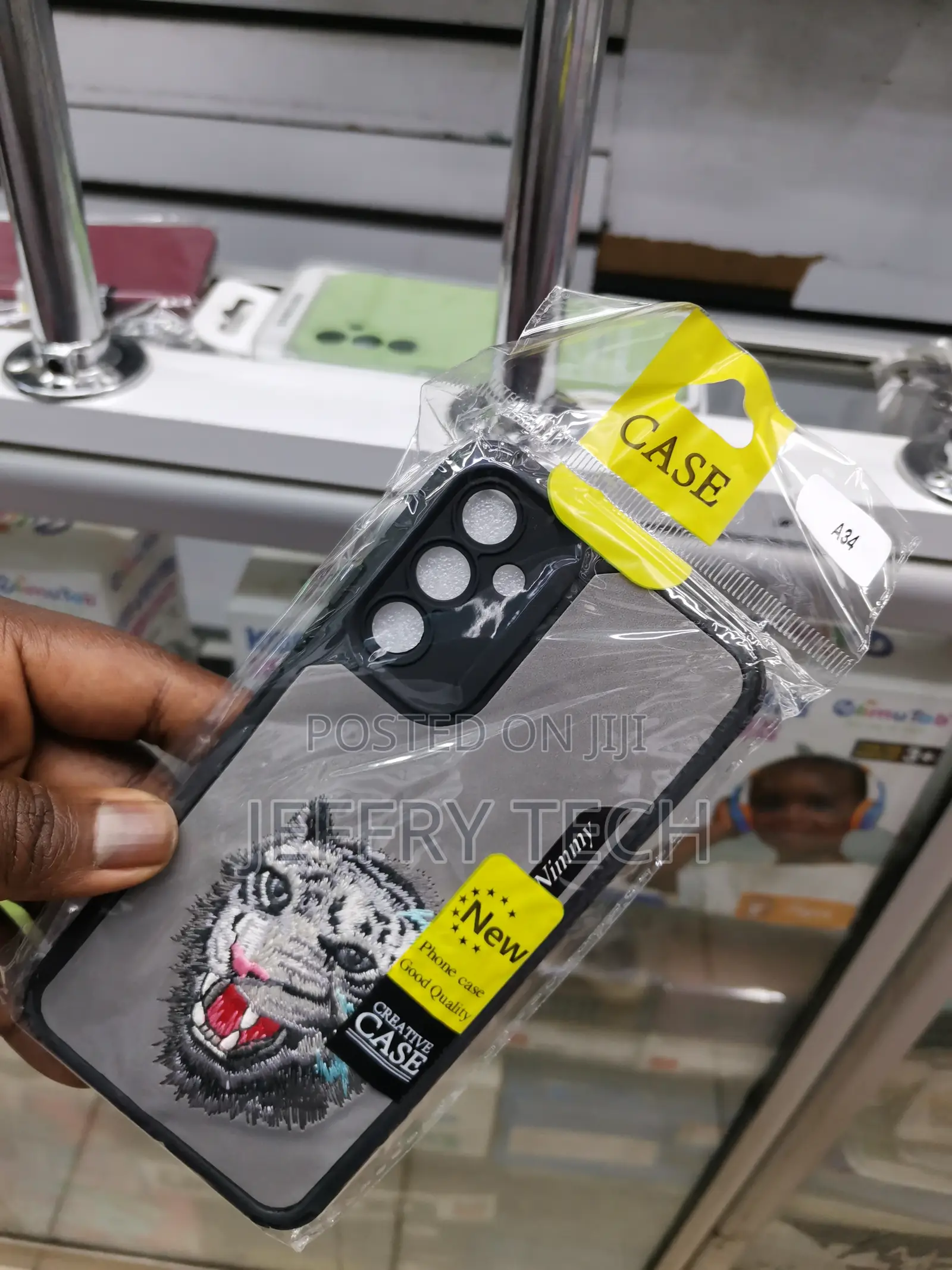 Tijas Nimmy Design Embroidered Cover for Galaxy A34