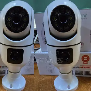 V380pro Dual Lens Wifi Bulb PTZ Camera Remote Viewv380 Pro