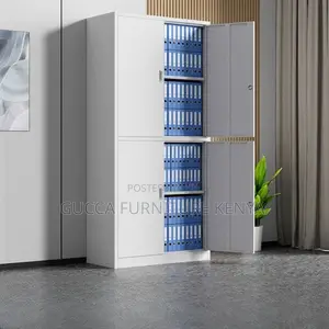 Cabinets: Simple Style 4-Door Lockable Steel File Cabinet