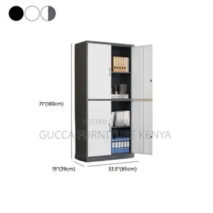 Cabinets: Simple Style 4-Door Lockable Steel File Cabinet