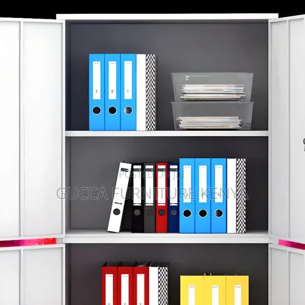 Cabinets: Simple Style 4-Door Lockable Steel File Cabinet