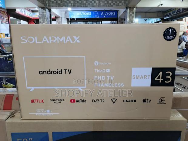 Solar Max 43" Smart Android Tv Frameless Design - thumbnail 3