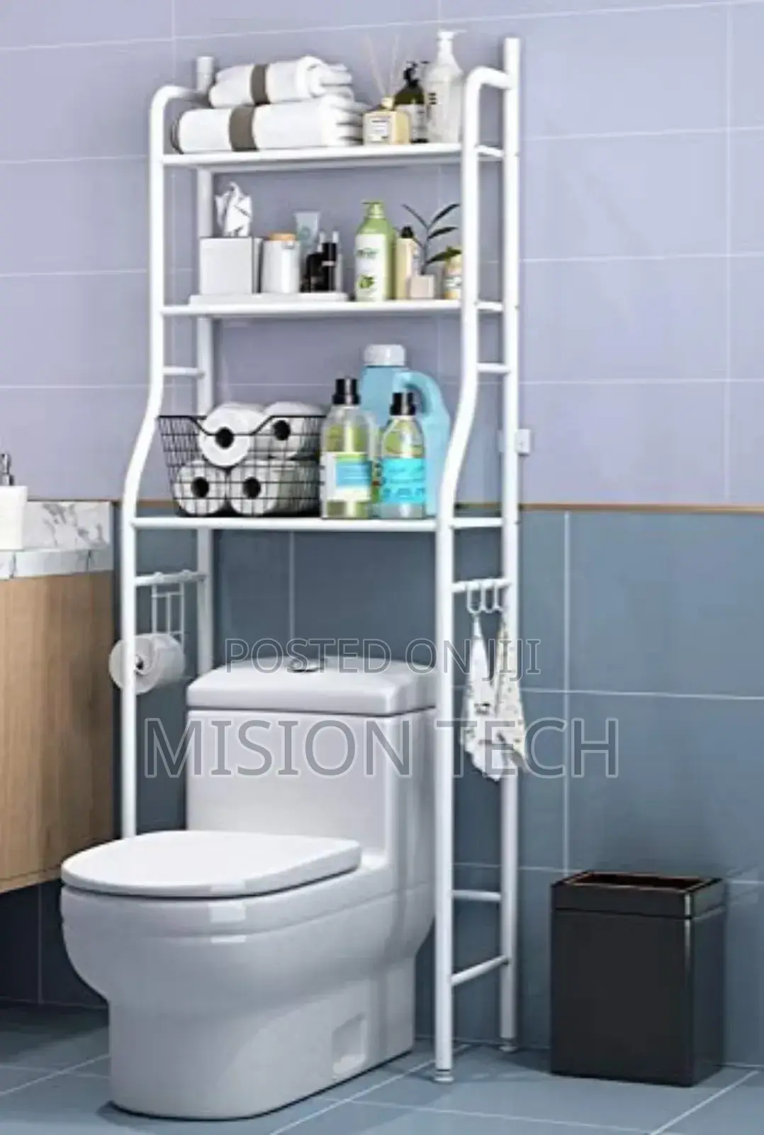 Over the Toilet Rack Organizer Toilet Stand Tidy Organizer 