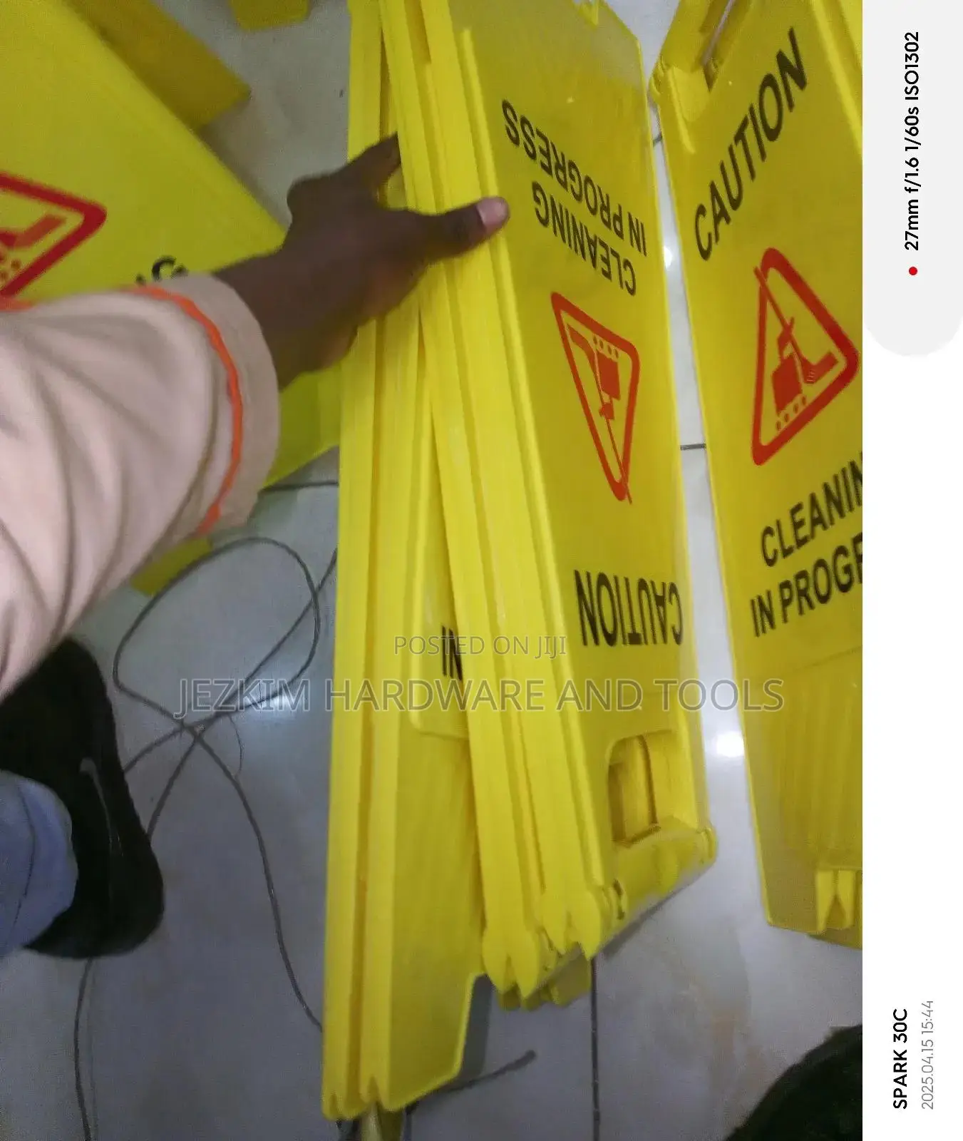 Cleaning In Progress Signage